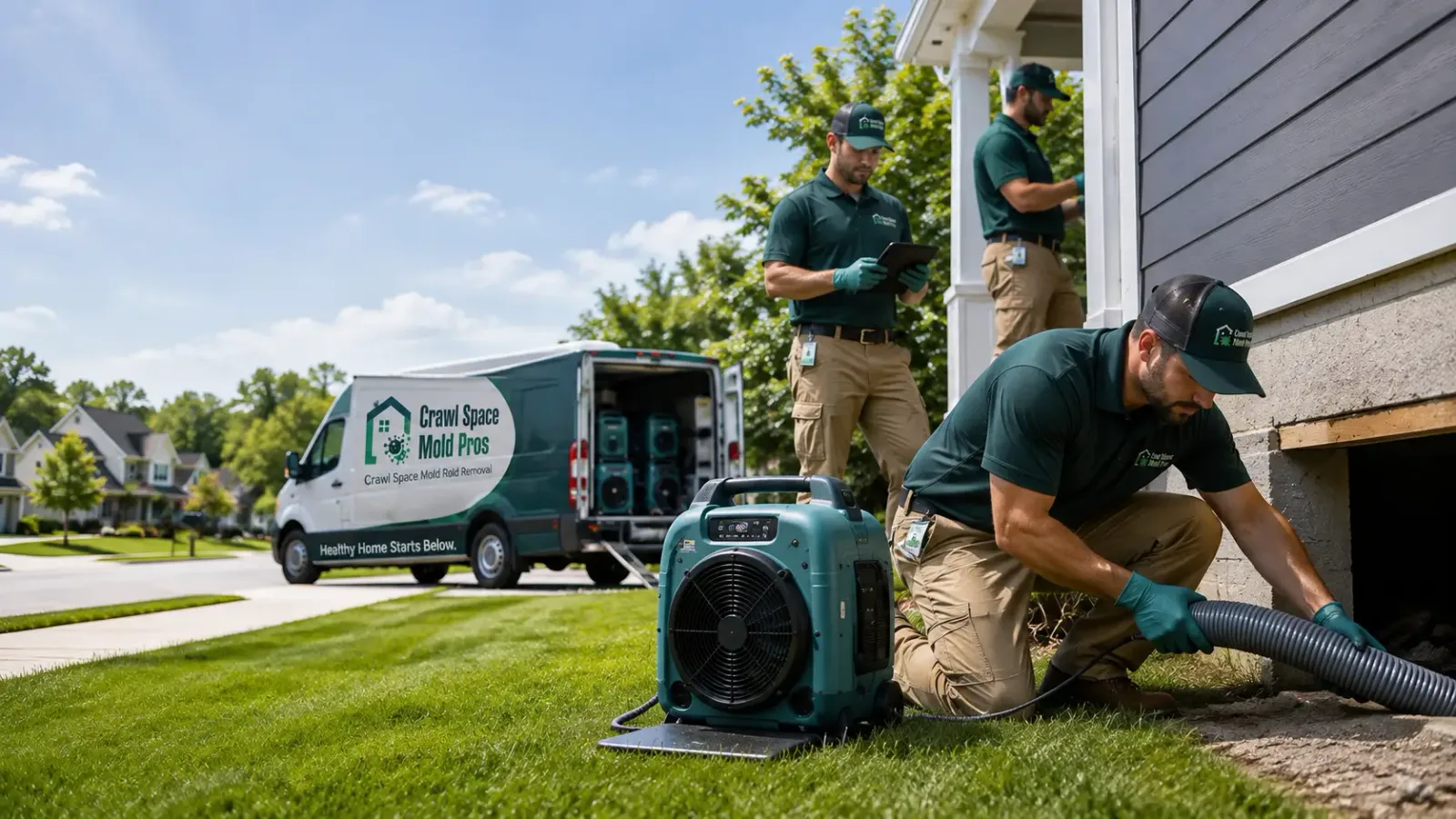Crawl Space Mold Removal in Mantorville, MN